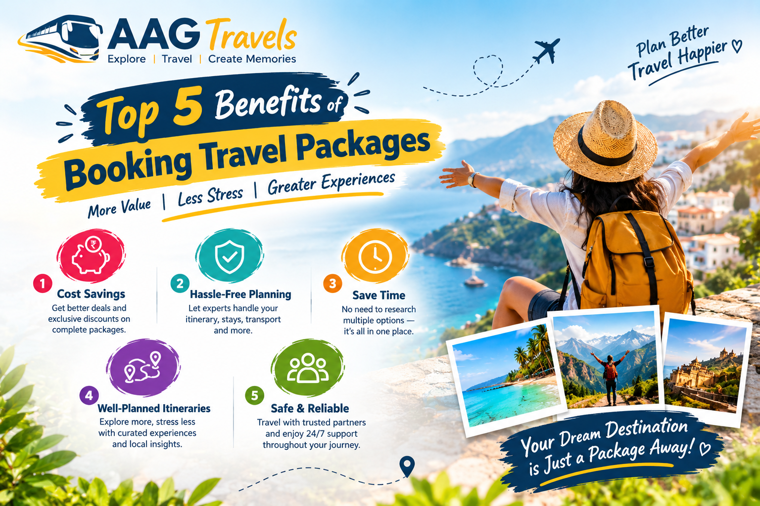 Top 5 Benefits Of Booking Travel Packages