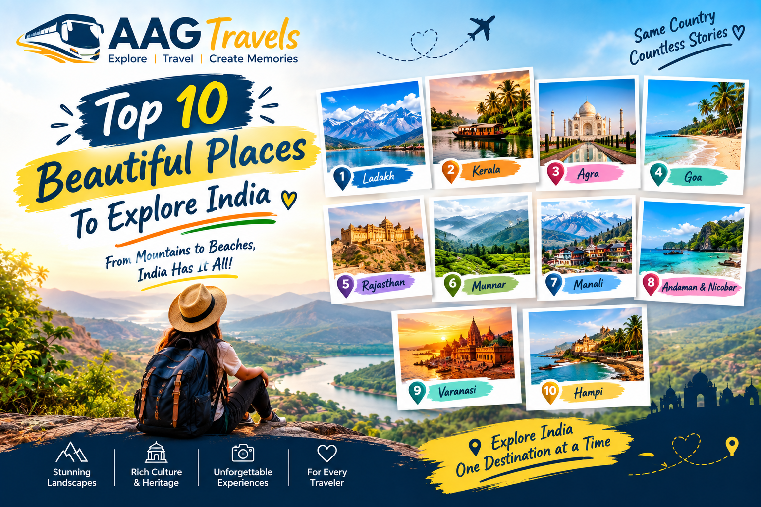 Top 10 Beautiful Places To Explore India