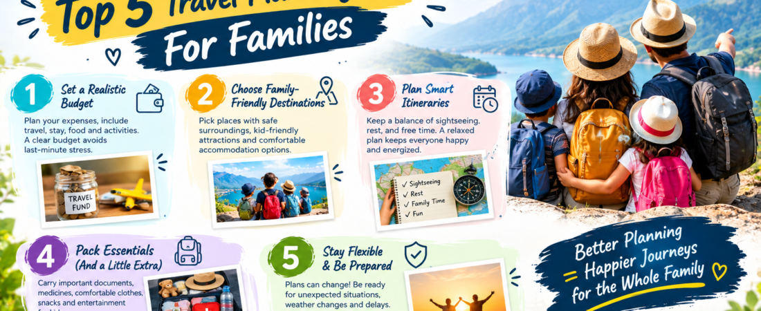 Top 5 Travel Planning Tips For Families