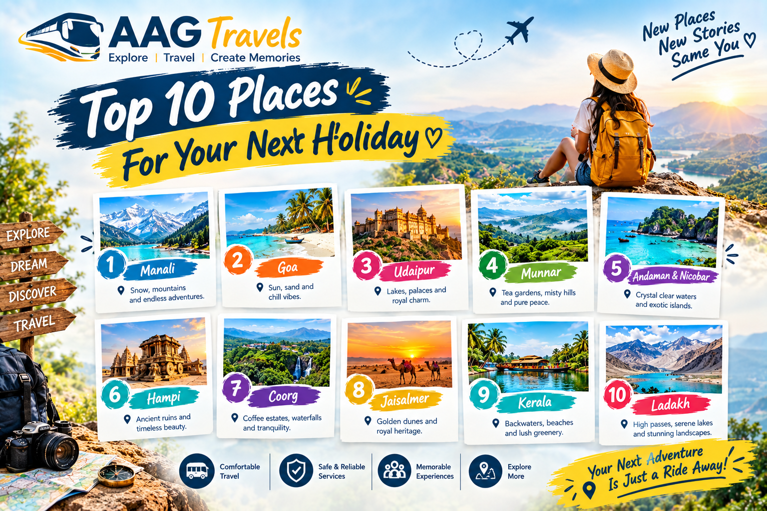 Top 10 Places For Your Next Holiday